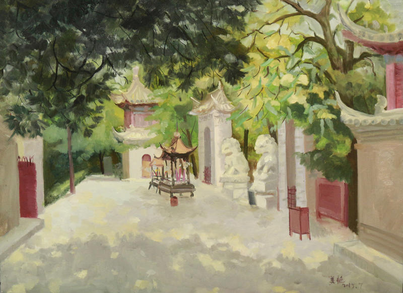 兴教寺写生