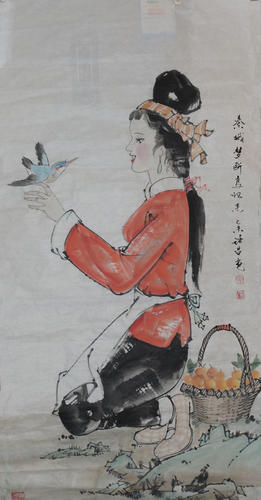 秦娥梦断鸟归来