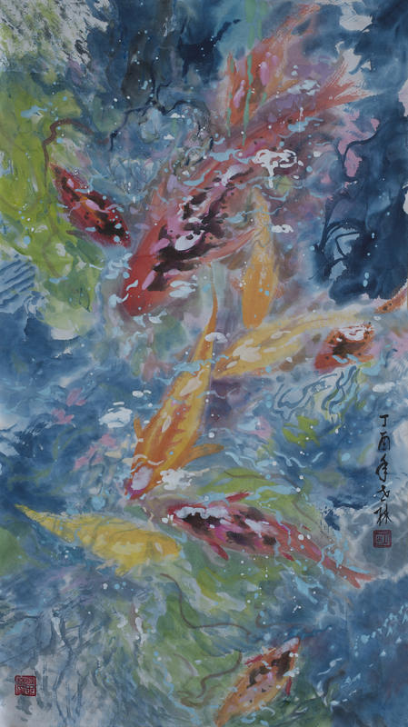后院的池塘