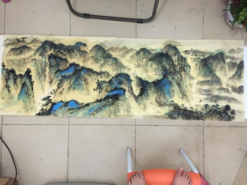 山色风光图