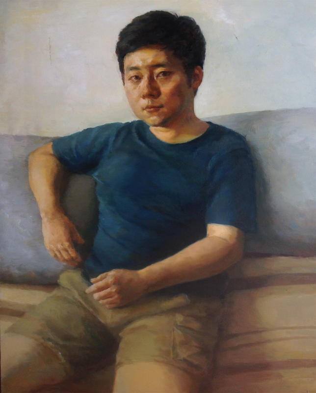 蓝衣少年