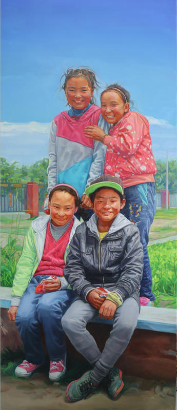 西藏儿童组画之右
